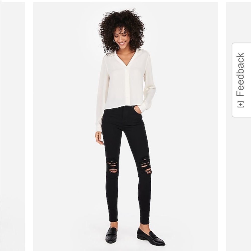 Express High waisted jeggings